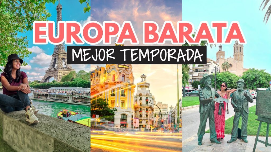 ¿Cuándo es la temporada baja en Europa? Vuelos a 1 euro